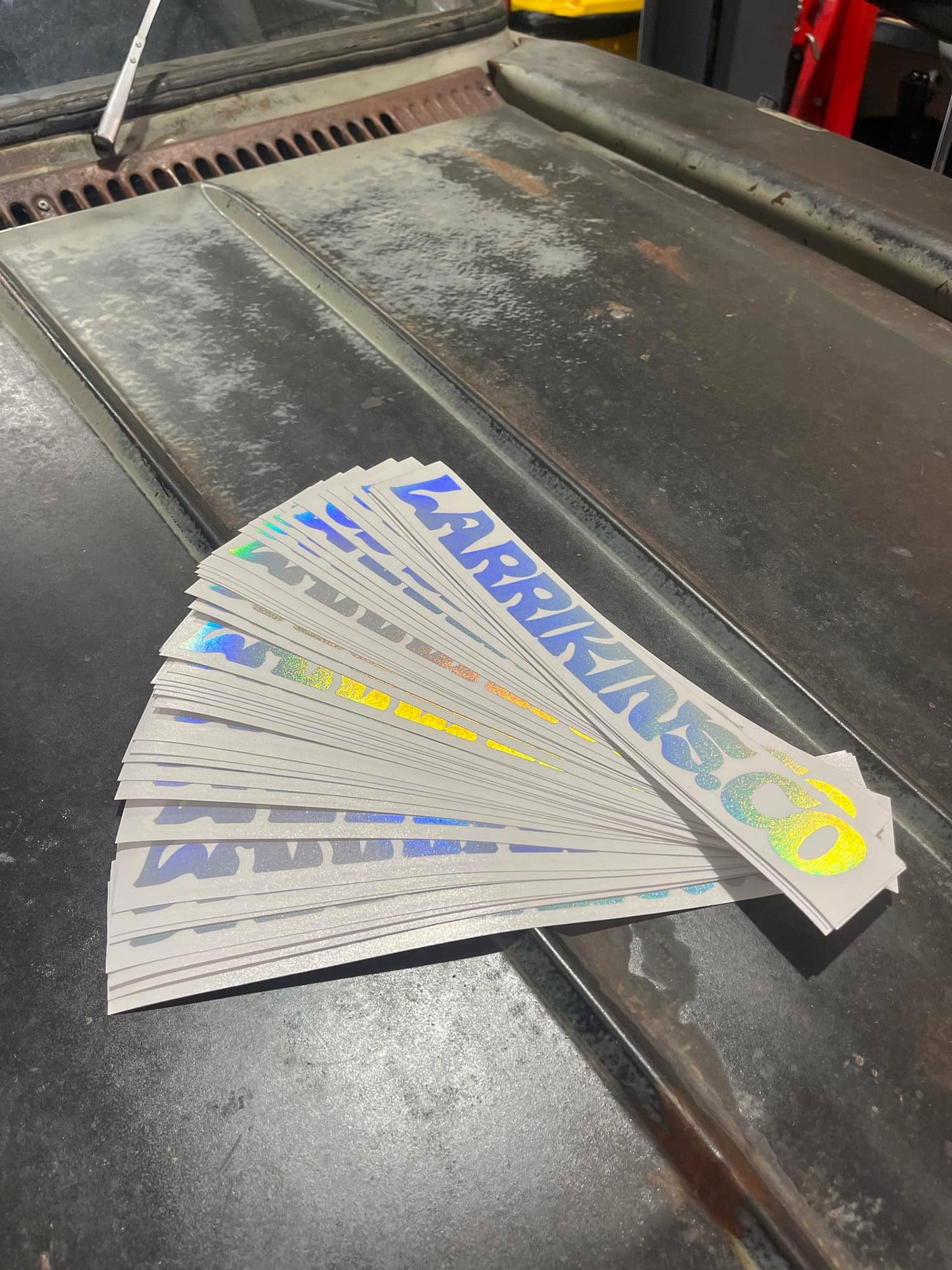'Larrikins Co' Holographic Sticker